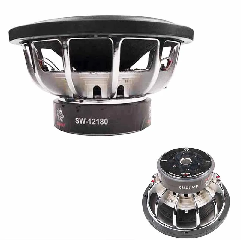 

Сабвуфер автомобильный 12-дюймовый, стальной, мощностью 1300 Вт (макс. RMS)