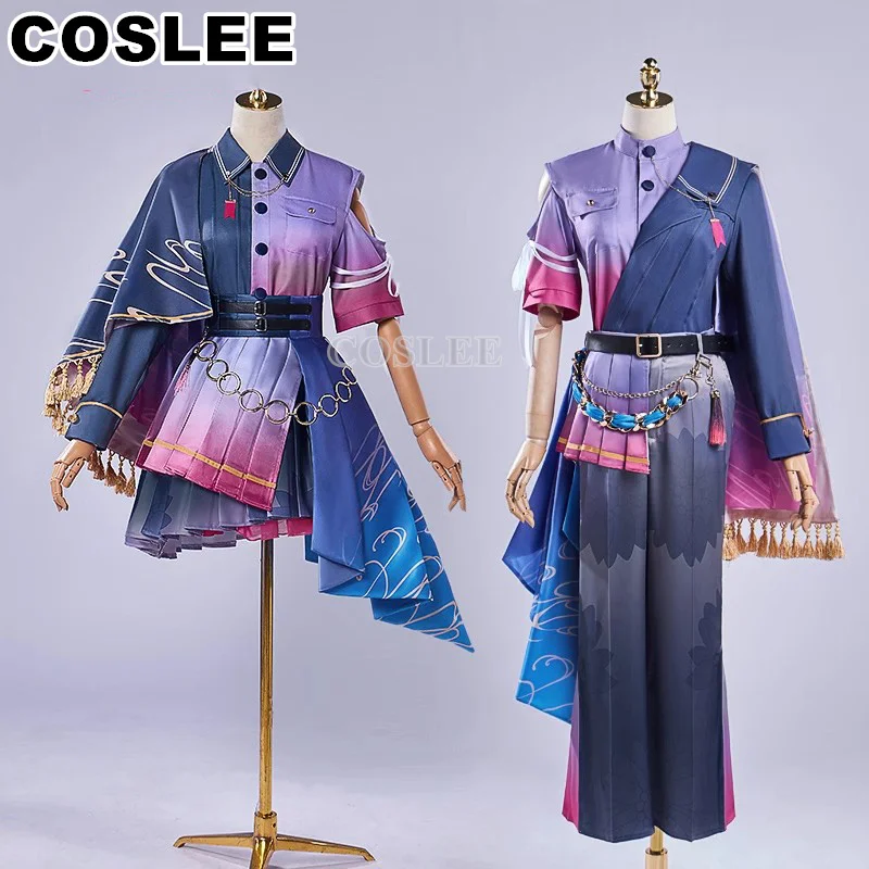 COSLEE Project Sekai Cosplay Costume PJSK 4th Anniversary Women Men Lovely Party Dress Uniform Halloween Outfit XS-XXL New