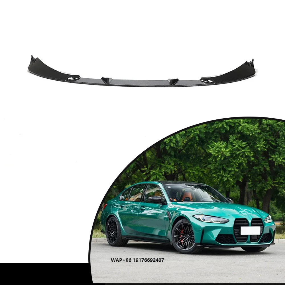 

Carbon Fiber Front Bumper Lip forBMW G80 M3 G82 G83 M4 2021 2022