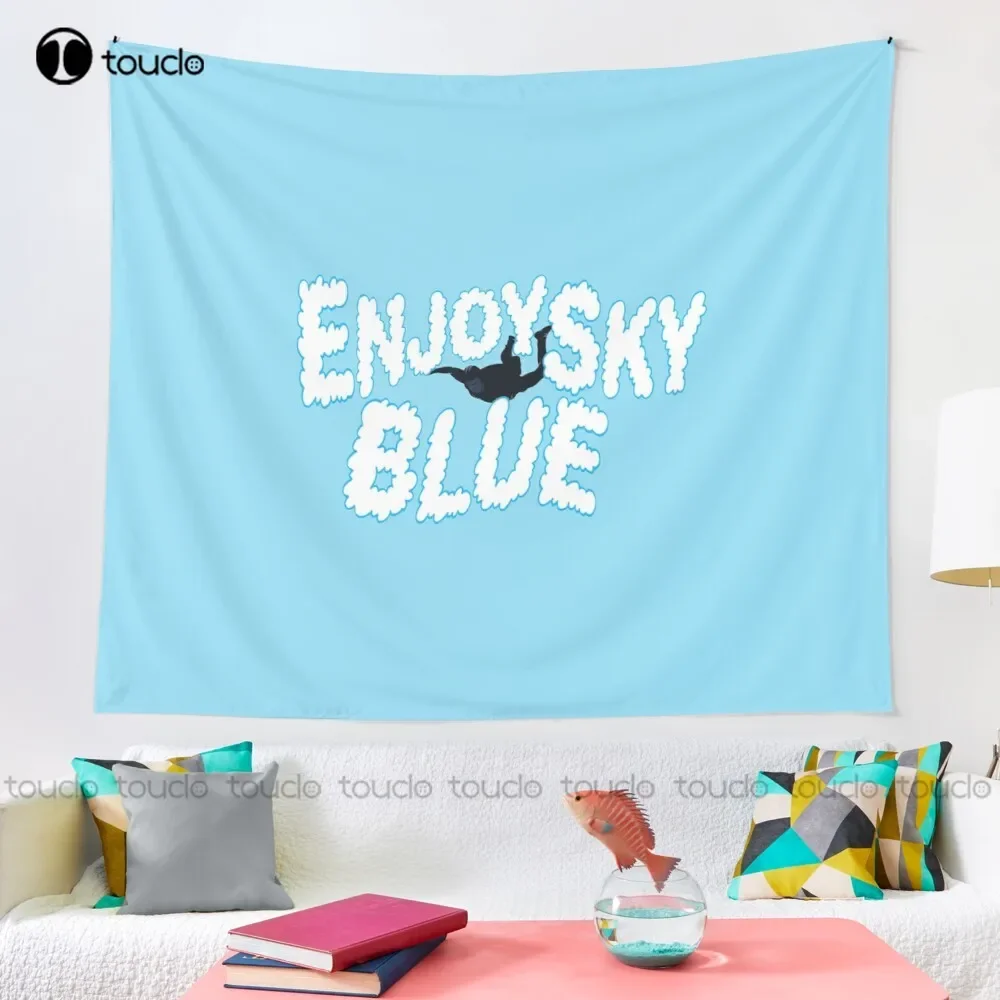 Enjoy Sky Blue Tapestry Fashion Tapestry Tapestry Wall Hanging For Living Room Bedroom Dorm Room Home Decor Art Home Decoration