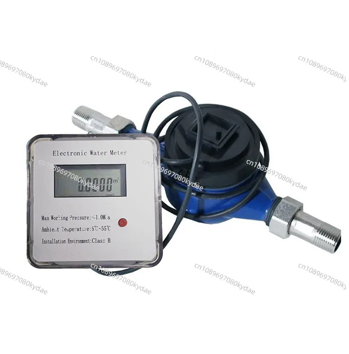 Detachable Electronic Water Meter Resettable Rental Water Meter