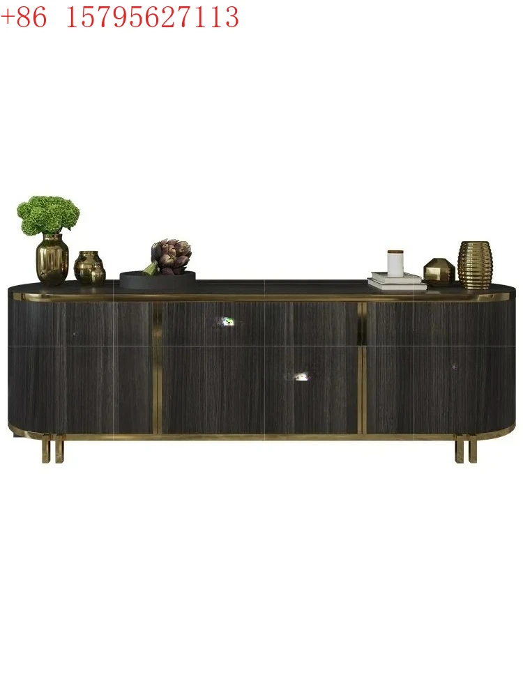 

V Итальянский ТВ-шкаф, журнальный столик, американский свет, роскошный напольный шкаф для гостиной, боковой шкаф для хранения в спальне в скандинавском стиле