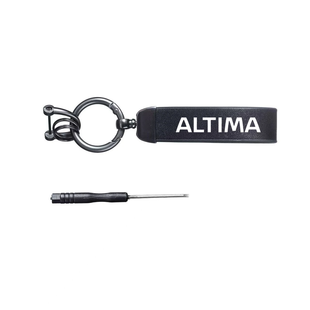 ALTIMA  style motorcycle carbon fiber leather and luxury suede keychains, horseshoe buckles, and jewelry buckles