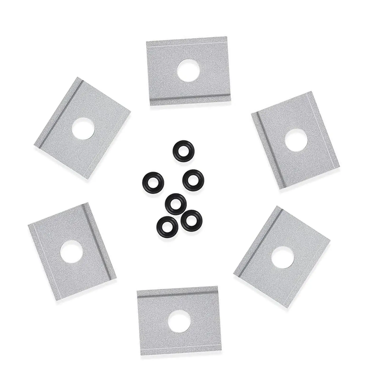 6 قطعة محولات كاياك ملحقات كاياك معدات سهلة التركيب لوحات محول متعددة الوظائف لاستبدال قوارب الكاياك #1