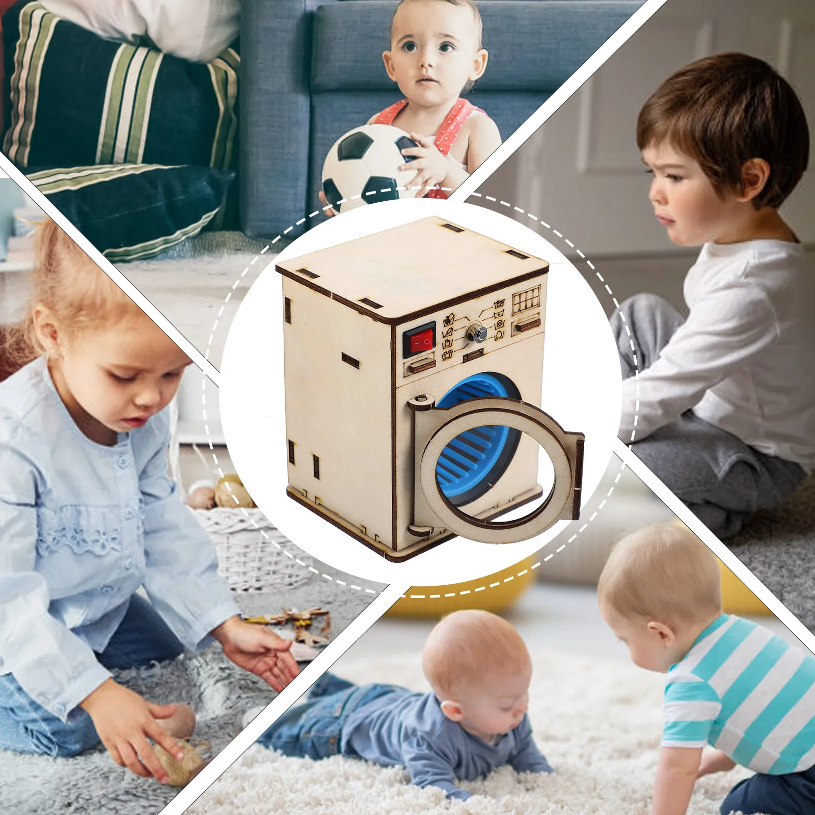 

Набор для сборки деревянной стиральной машины своими руками: развивающий научный эксперимент для детей, обучающий комплект для дошкольников, набор для научных игр