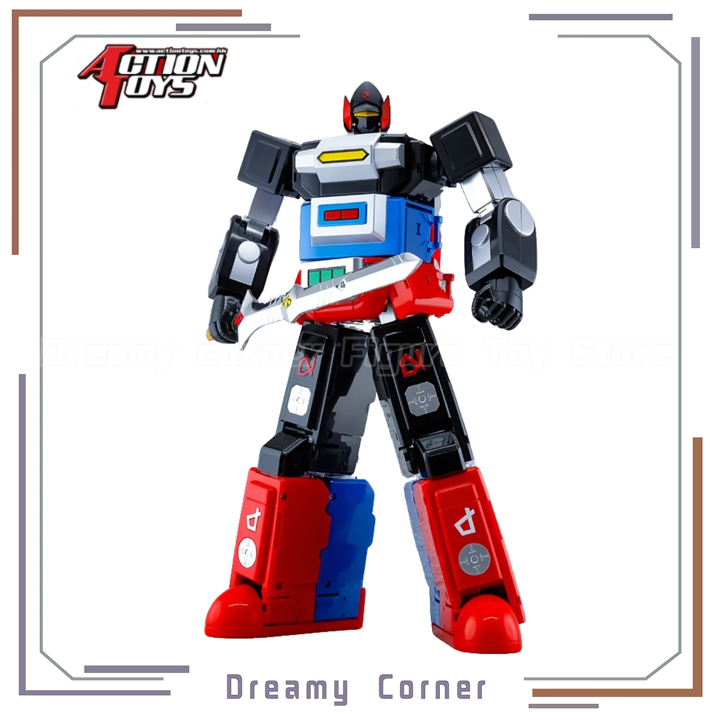 

В наличии: Игрушки-модели DIECAST METAL Kosoku Denjin Albegas Mecha