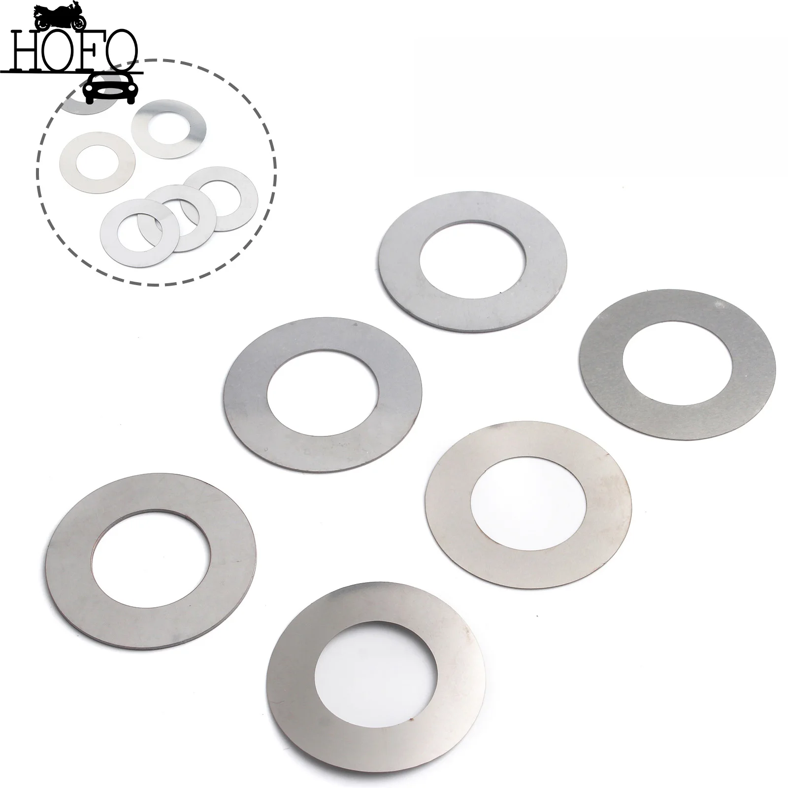 

Universal Motorcycle 3/4" Rear Axle Shim Kit For Harley Big Twin 1983-UP Softail