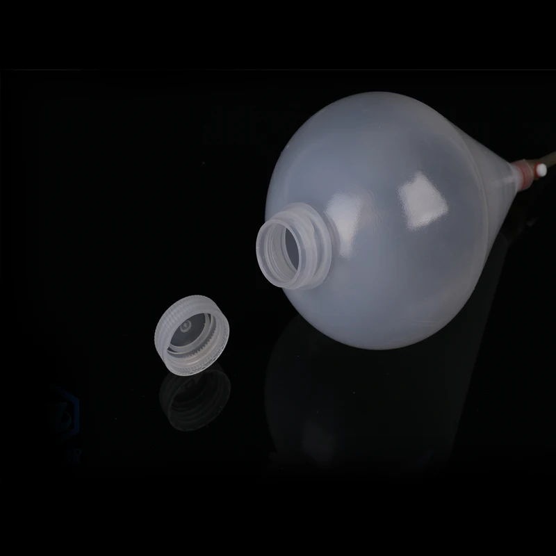 Fotografia 6: Parafuso/tela de funil separador em forma de pêra de polipropileno 125ml 250ml 500ml 1000ml plástico pp