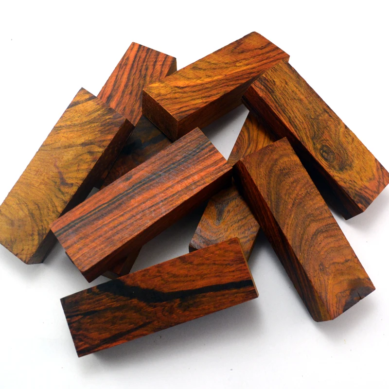 2 أحجام 120X40X8 مللي متر 120X40X25 مللي متر الطبيعية الصلبة Cocobolo لوح خشب دالبيرجيا ريتوسا سيامي خشب الورد مجلس لصنع مقبض السكين