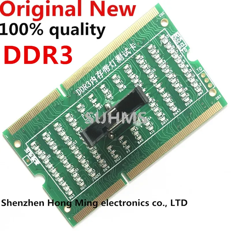 Laptop Motherboard Memory Slot DDR2 DDR3 DDR4 DDR5 Diagnostic Analyzer Test Card SDRAM SO-DIMM Pin Out Notebook LED Tester Card