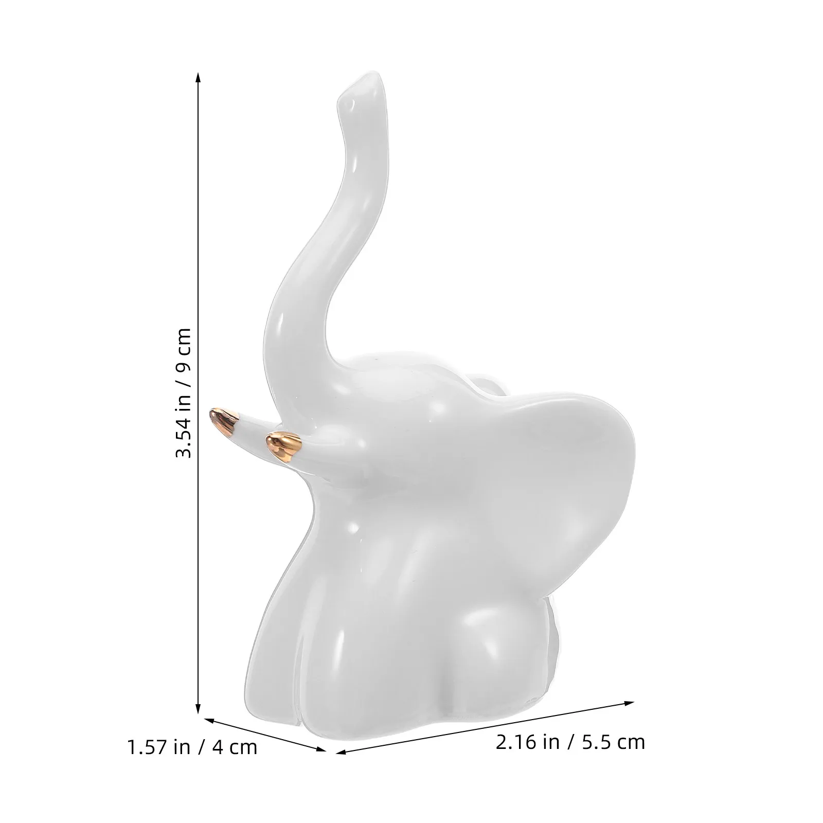 4Pcs Ceramic Elephant Toilet Bolt Covers Decorative Floor Screw Caps Bathroom Fixture Accessory White Animal Design Easy Install