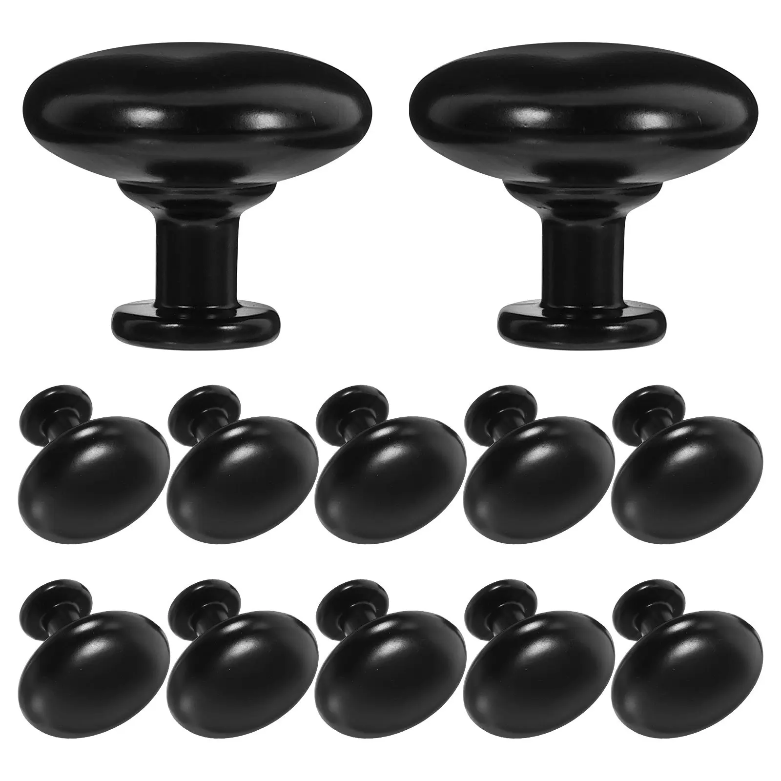 

12Pcs Drawer Cabinet Pull Handles European Style Single Hole for Wardrobe Dresser Kitchen Bedroom Door Knobs Modern Hardware