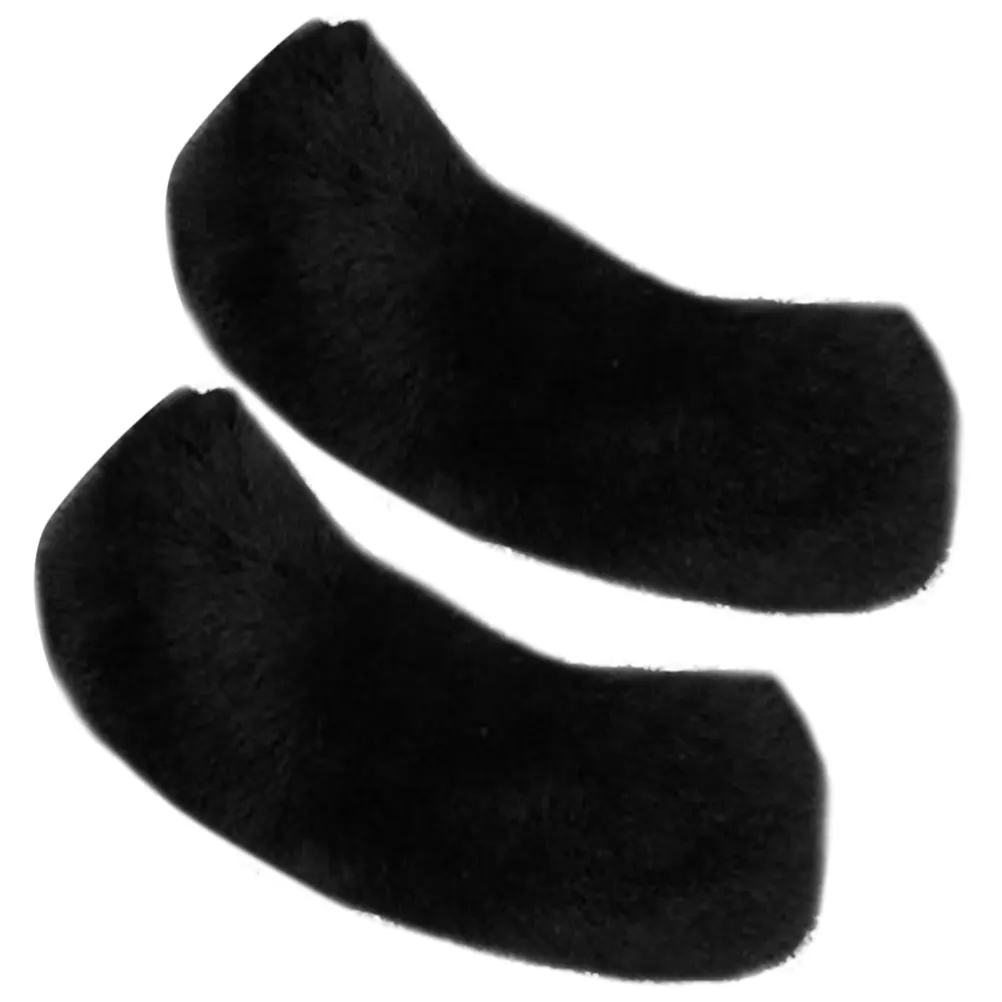 

Furry Warm Slippers Decor Detachable Heel Cover Sandals Shoe Ties Ankle Strap Covers Soft Comfortable Women's Garden Shoes