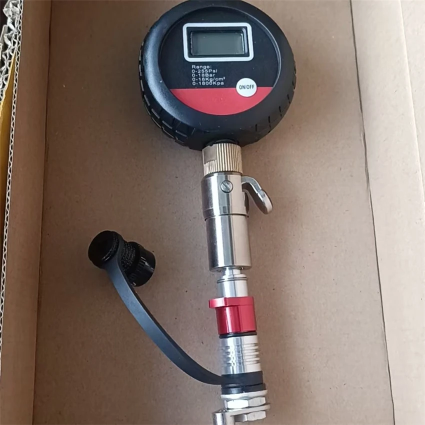 1pcs Desert Tires TD08-64mm TD06-73.5mm Short & Long Quick-Release Valve With Gauge Press-Type