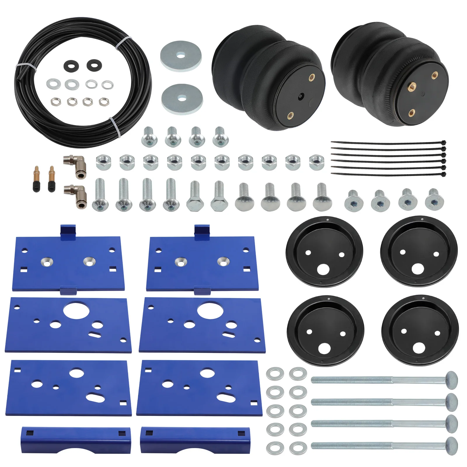 Rear Air Helper Spring Kit For Dodge Ram 2500 2 4 Wheel Drive 2014 - 2024 Air Spring Suspension Bag Leveling Kit