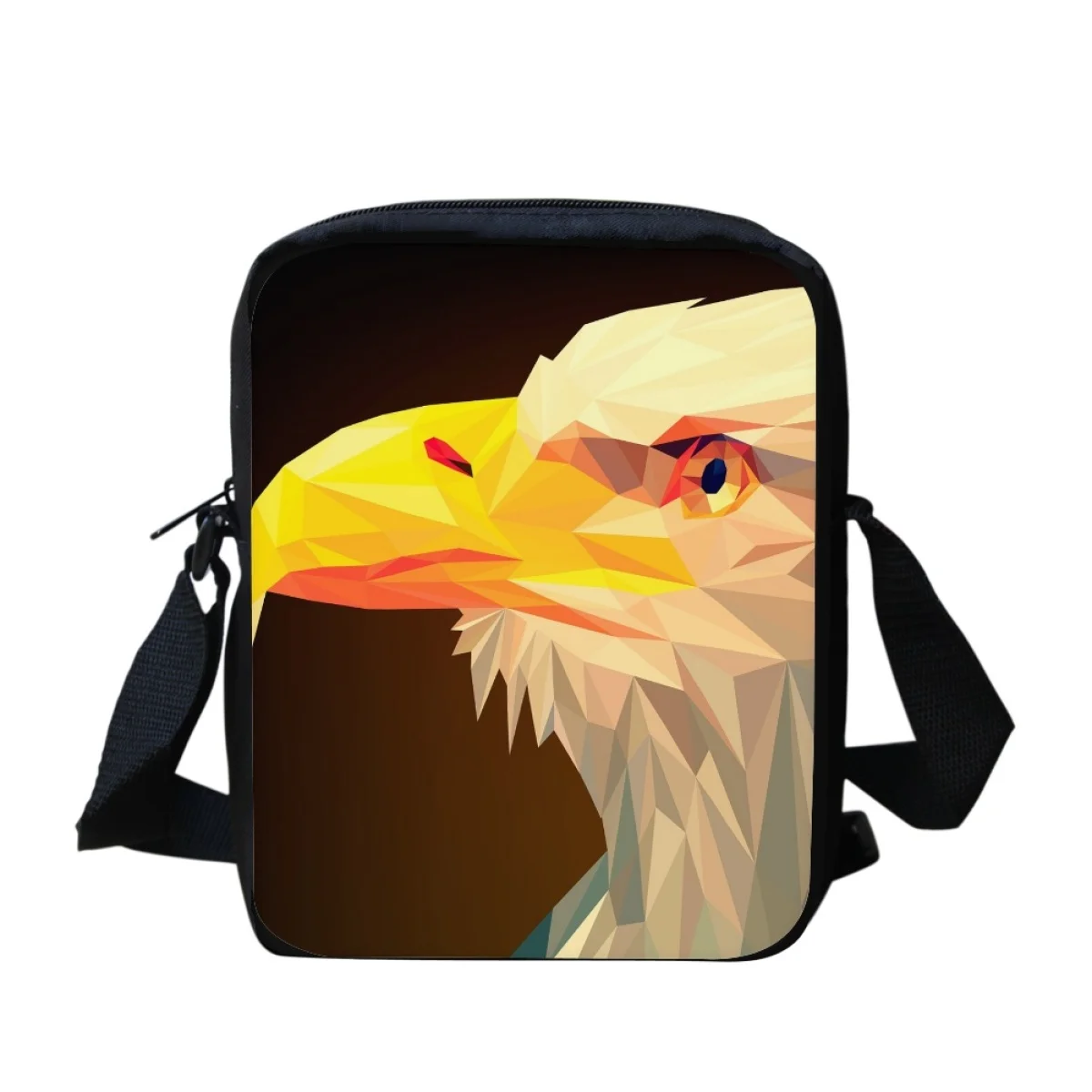 Small Kids Crossbody Bags For Women Messenger Bag Cute Eagle Lady Shoulder Cross Body Bags  For Teenager Girls Boys Lunch Bag