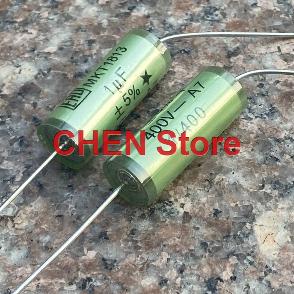 4PCS/10PCS Original VISHAY ERO MKT1813 1UF 400V 5% 12X30MM Audio axial capacitor MKT 1.0UF 105J free shipping