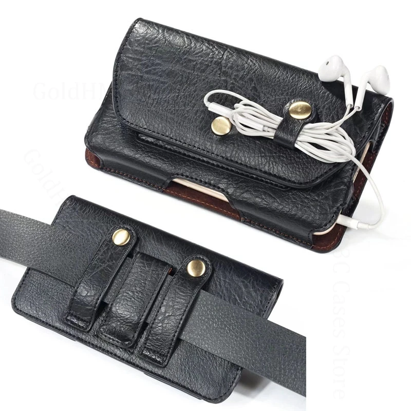 

Card Slot Wallet Phone Case For T-Mobile REVVL 8 7 Pro Waist Bag Belt Leather Phone Pouch Revvl 6x Pro V Plus T Phone 3 2 Pro 5G