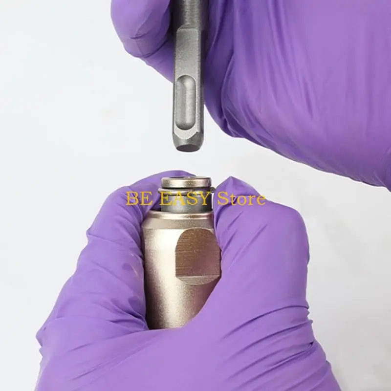 

E28F Electric Impact Wrench Adapter Converts to Hammer Drill Attachment Square/Round Handle Power Tool Accessories