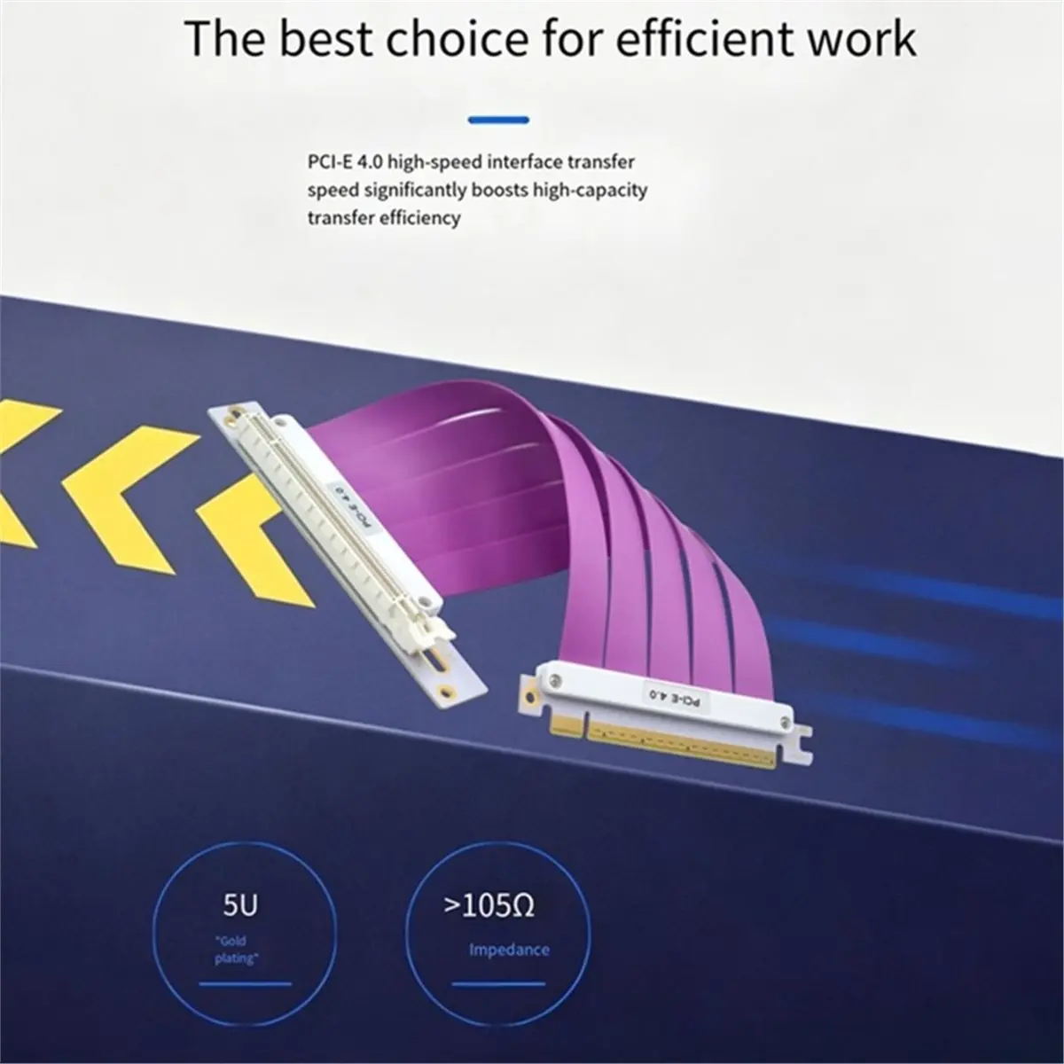 25cm PCI Express 4.0 X16 to X16 Gen 4 GPU Extension Cable PCIE4.0 Graphics Card Riser Card Cable for ITX Connector