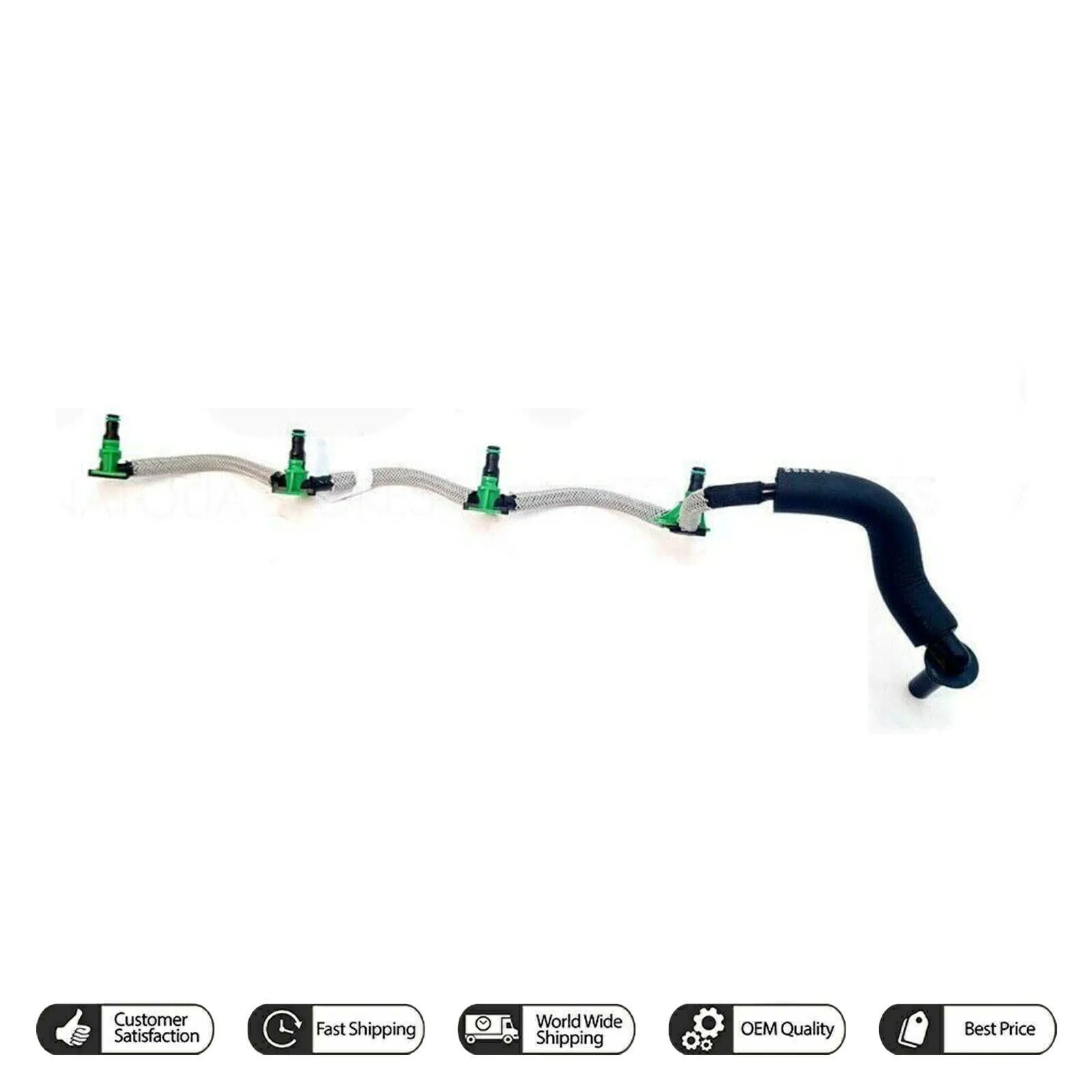 For PEUGEOT Fuel Pipe 1574EN 9660777980 1574JK for CITROEN 1.4 1.6 HDI FUEL INJECTOR LEAK OFF RETURN PIPE