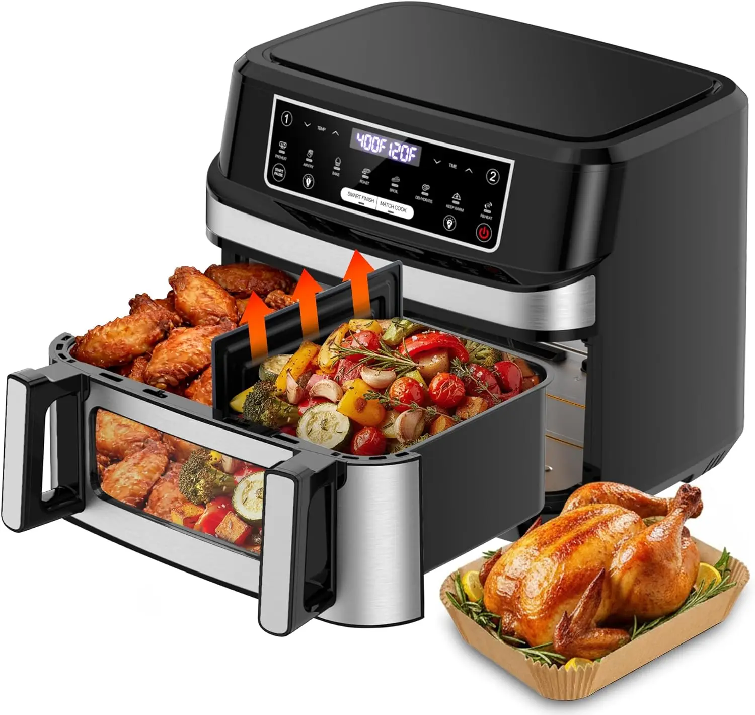 1600W Dual Zone Air…