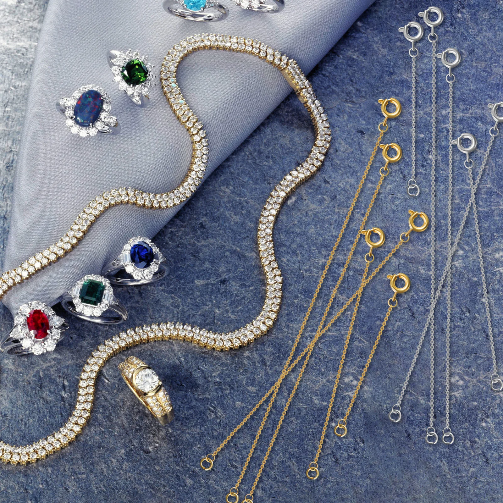 

10Pcs Copper Necklace Bracelet Extenders High Quality Extender Chains for Jewelry Making Fade Resistant Reliable