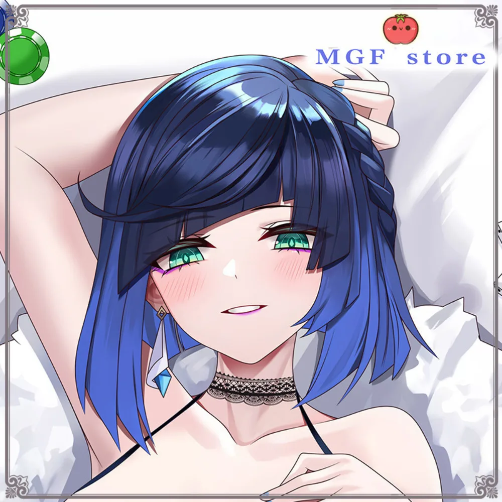 

Japanese Anime Genshin Impact Yelan Sexy Dakimakura Cozy Otaku Pillow Cover Gifts