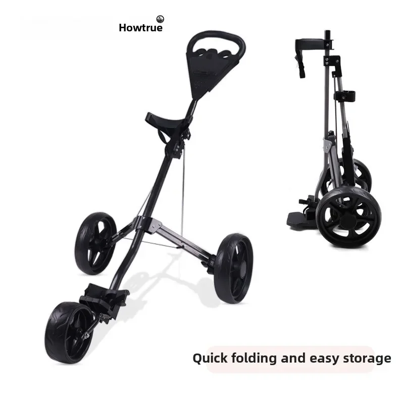 

Manufacturer wholesale golf cart three-wheeled cart, portable foldable golf cart supplies Easy assembly Fixed point braking