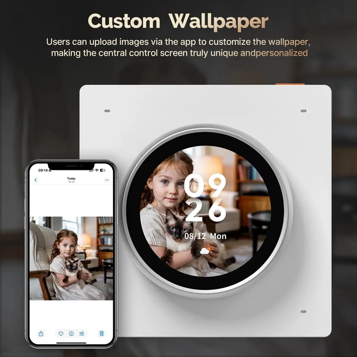 Tuya WiFi Smart Knob Central Control Screen Touch Rotate 3 Relays 4 Buttons Programmable Scene Switch