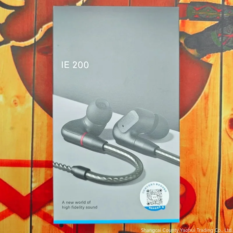 For SENNHEISER ie200 in-ear wired headphones popular HiFi earplugs high fidelity Black  Certified Refurbished