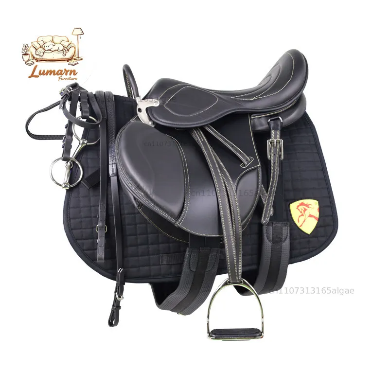 Comprehensive Endurance Pommel Horse Full Set of Harness Riding Saddle Soft and Comfortable Equestrian Accessories Eques
