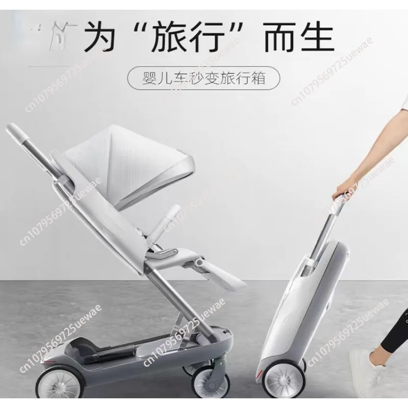 Baby stroller can sit and lie down High landscape Lightweight folding