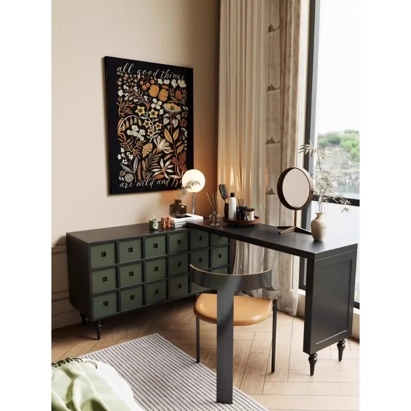 

French six-chest chest integrated dresser