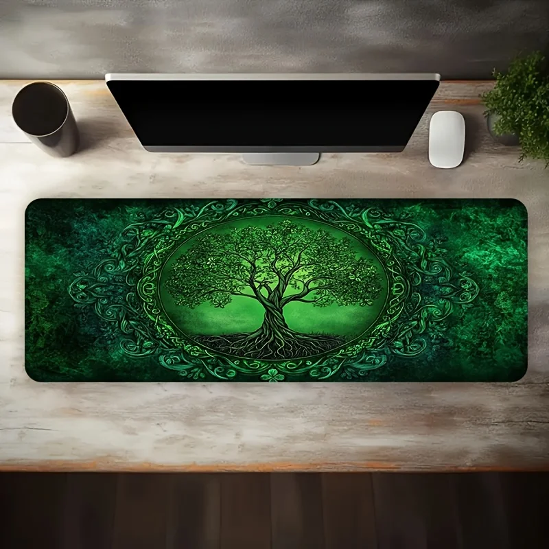CIFBUY Large Gaming Mouse Pad Non-Slip Washable Rubber Base, Extended Desk Mat for Office Home Workstation Accessories