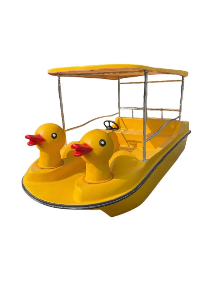 Rotomolded children's water bumper boat with water park playground scenic area pleasure boat pedal boat