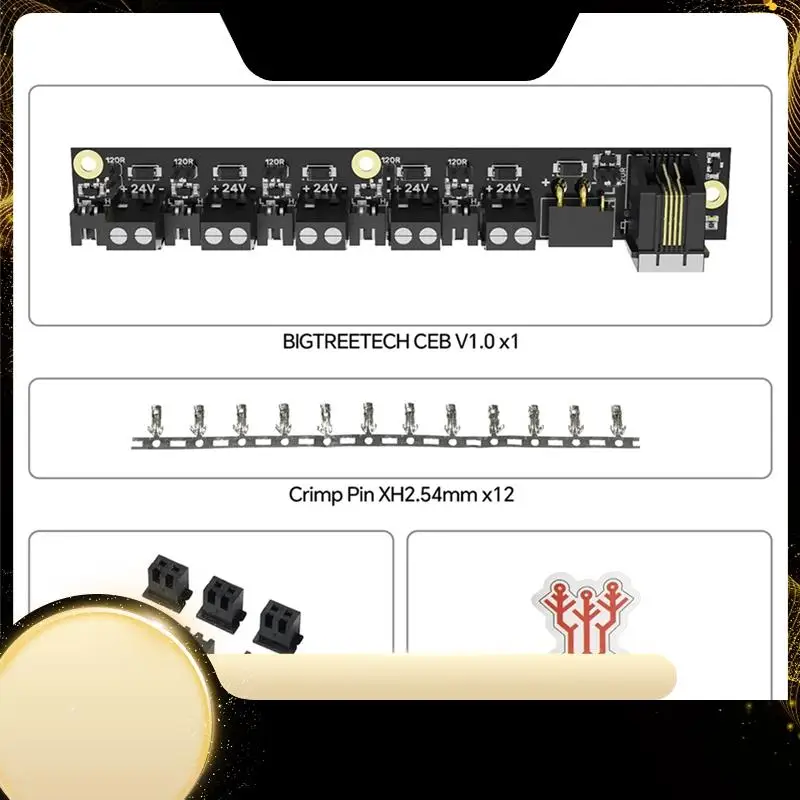 BIGTREETECH CEB Canbus Expand Board Rich CAN Interface Easy Installation For Klipper Octopus Motherboard 2020 Aluminum Profiles