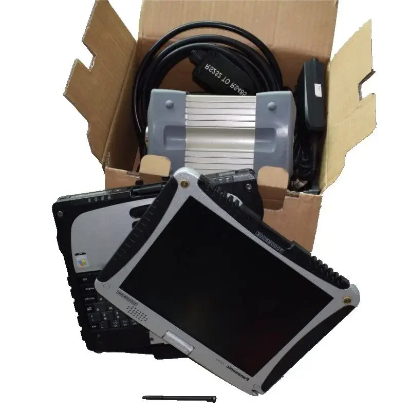 

Mb Star C3 Diagnostic Tool With CF-19 Laptop CF19 201412 Version Software Multiplexer Full Cables HDD Installed Directly To Work