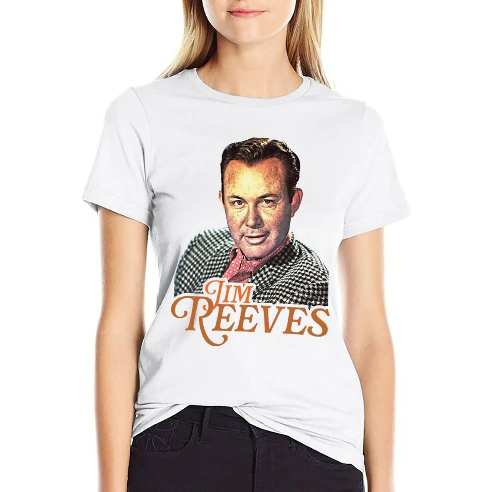 

Jim Reeves // Classic Country Icon Tribute T-shirt aesthetic clothes graphics hippie clothes rock and roll t shirts for Women