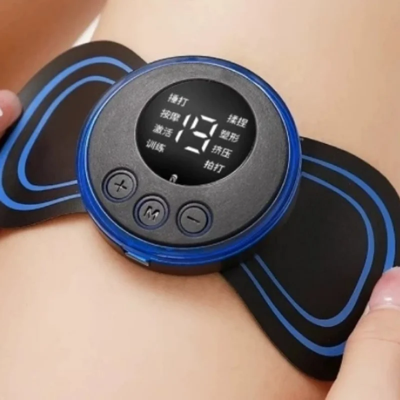 Mini Cervical Back Patch Electric Neck Massager Relieve Fatigue EMS acupoint muscle stimulation relaxation massage