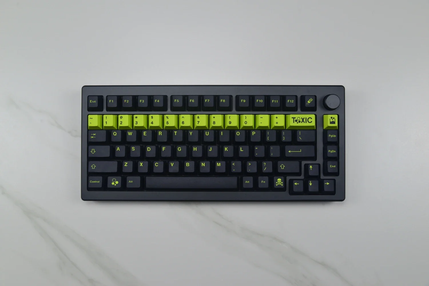 GBrosToxic-Touches PBT personnalisées pour clavier mécanique, aucun profil, DYE-SUB, 129 prédire