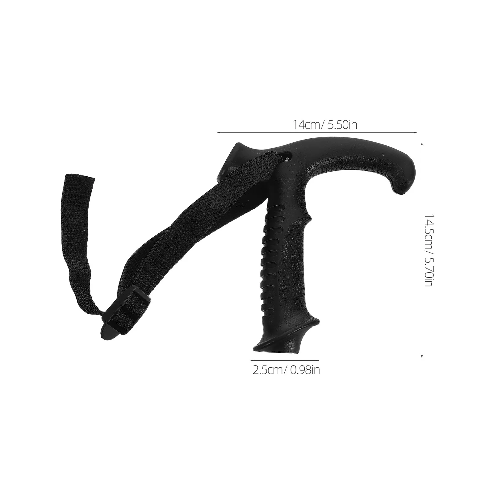 Cane Handles Accessories for Walking Canes Crutches Grip Black Replacement Parts Grips