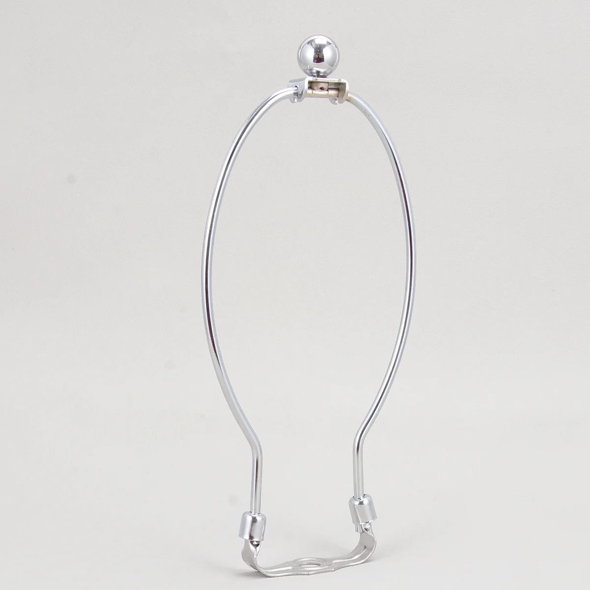 

3Pcs 9 Inch Lamp Shade Harp Holder Heavy Duty Silver Metal Floor Lamp Horn Bracket Rust Resistant for Contemporary Lighting