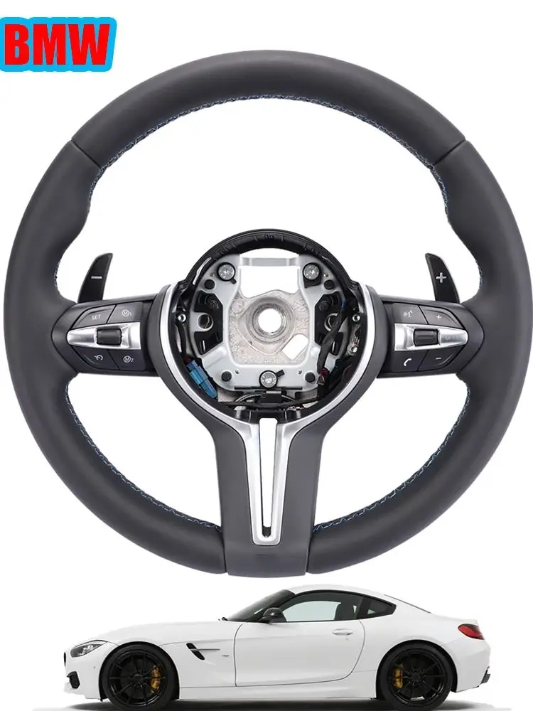 M Sport stuurwiel voor BMW Flat Bottom F01 F06 F10 F11 F12 F20 F21 F22 F25 F26 F30 F31 F32 F33 F34 F36 M3 F80 M4 F82 M5 F90 - afbeelding 2