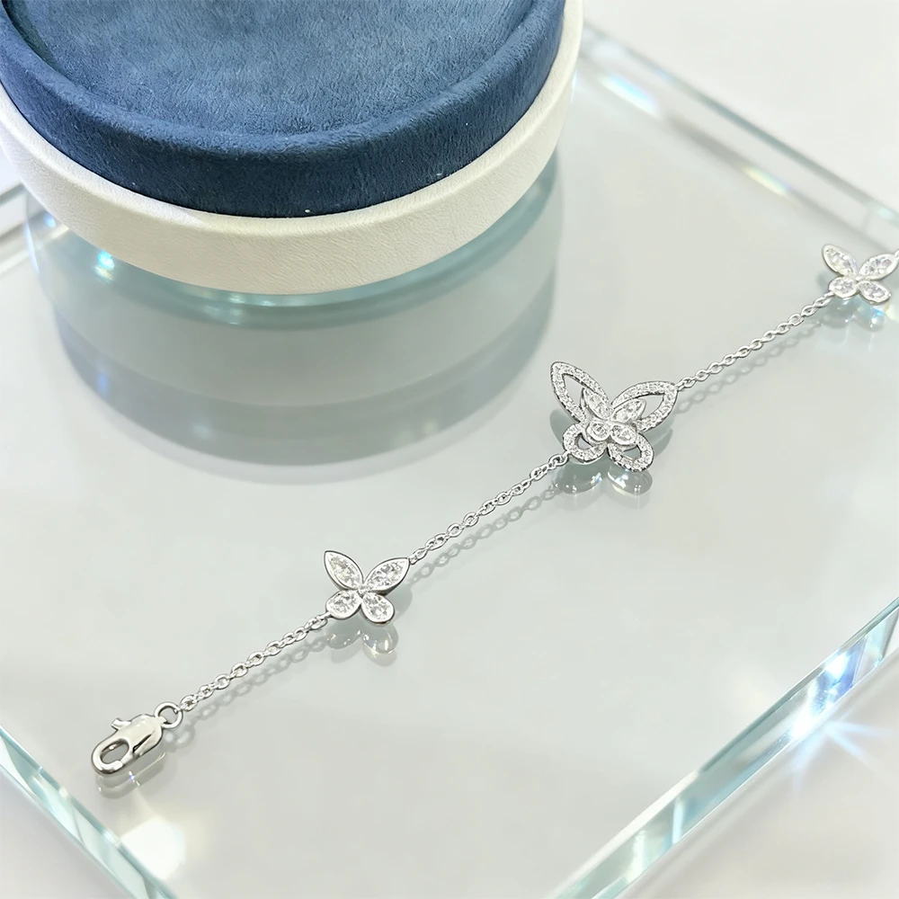 

Модные ювелирные изделия, женский браслет в стиле бабочки, браслет-подвеска