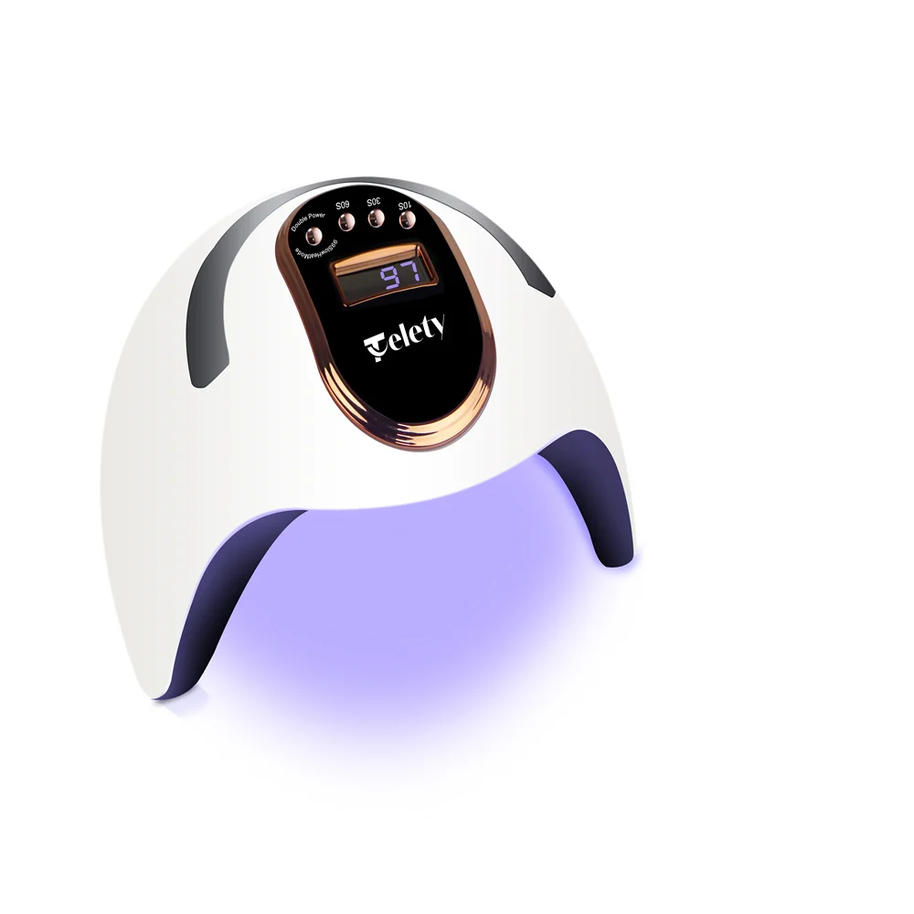 Professional Nail Drying Lamp for Manicure 168W Nails Gel Polish Drying Machine with Auto Sensor UV LED Nail Lamp&handle