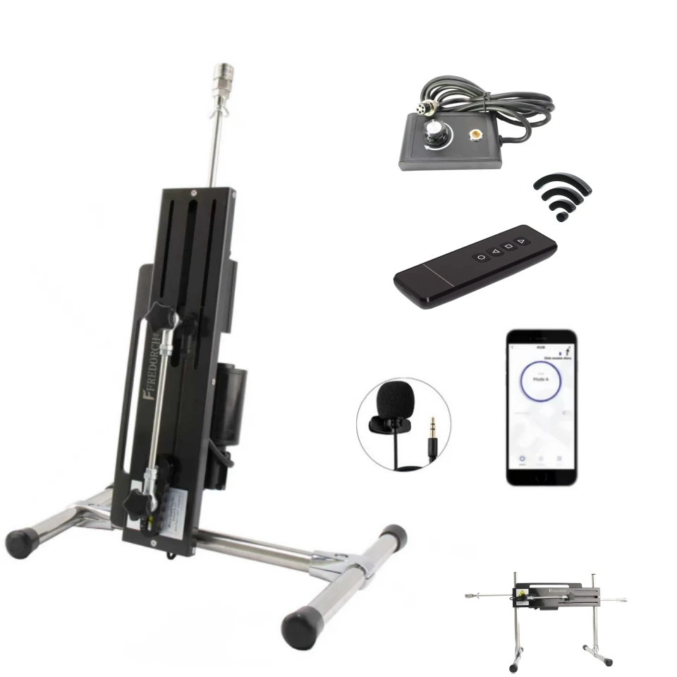 24V DIY Telescopic Reciprocating Linear Actuator DC Motor Wired Wireless APP Automatic Mute Adjustable Stroke RF Stainless Steel