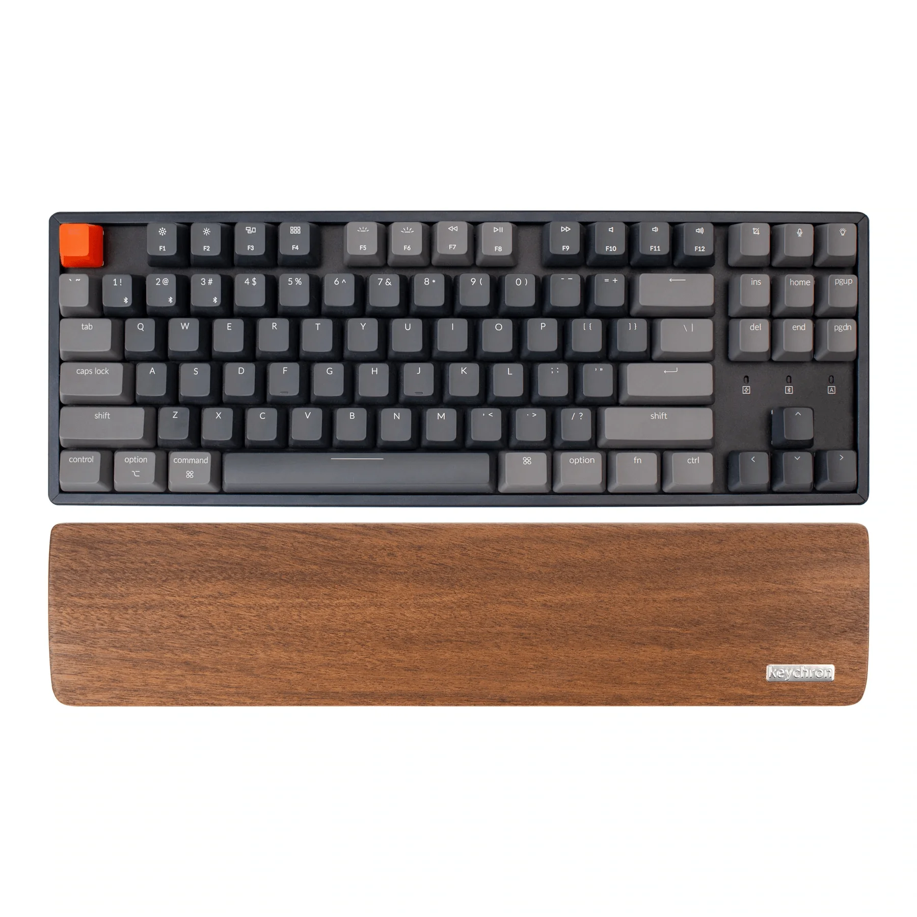 Keychron K8 Kayu Palm Rest untuk K8 Bluetooth Keyboard Mekanik