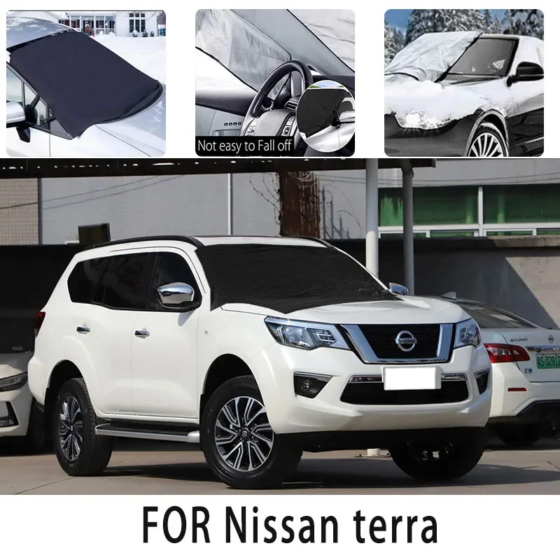 

Carsnow cover front coverfor Nissan terra snowprotection heat insulation shade Sunscreen wind Frost prevention car accessories