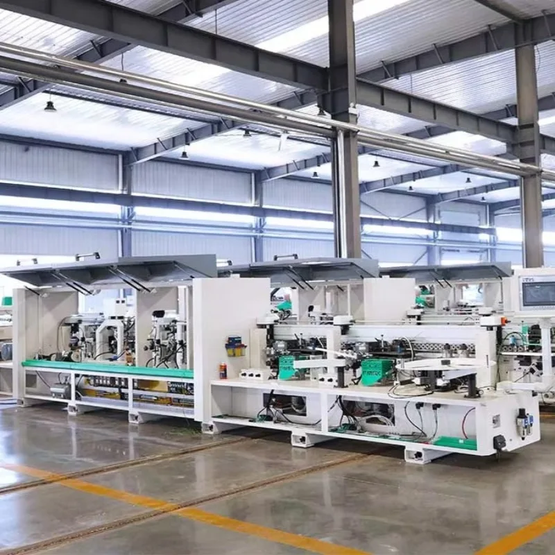 Fully Automatic Wood Edge Banding Machine Hot Melt Glue Scraper And Polisher For Board Edge Repair
